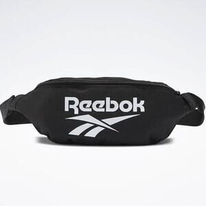 Reebok Classics Foundation Waist Bag Adjustable Strap w/ Vector Logo Black/White